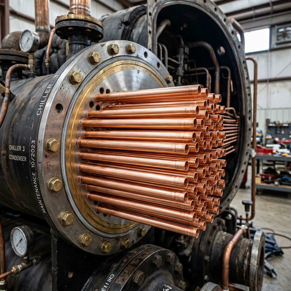 Clean Chiller Condenser Tubes