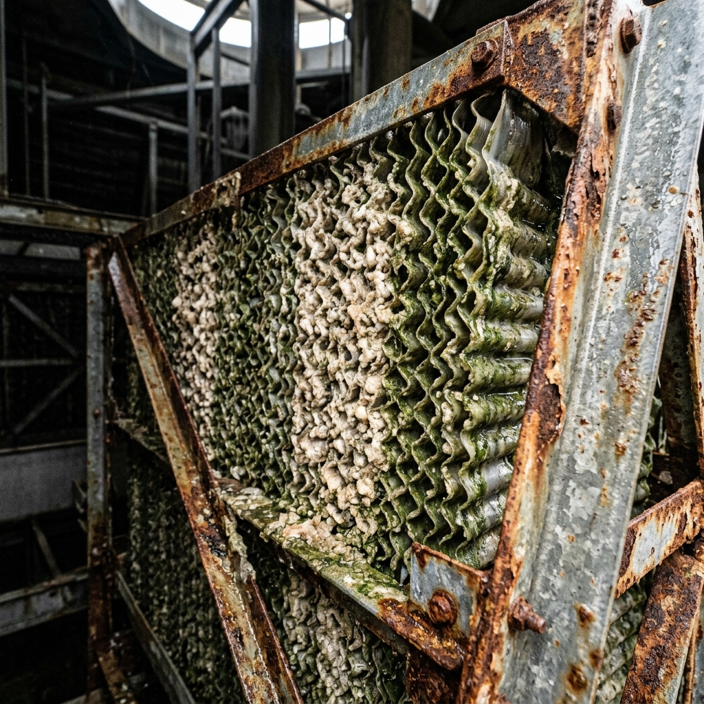 Algae & Scale Prevention on Cooling Tower Fill